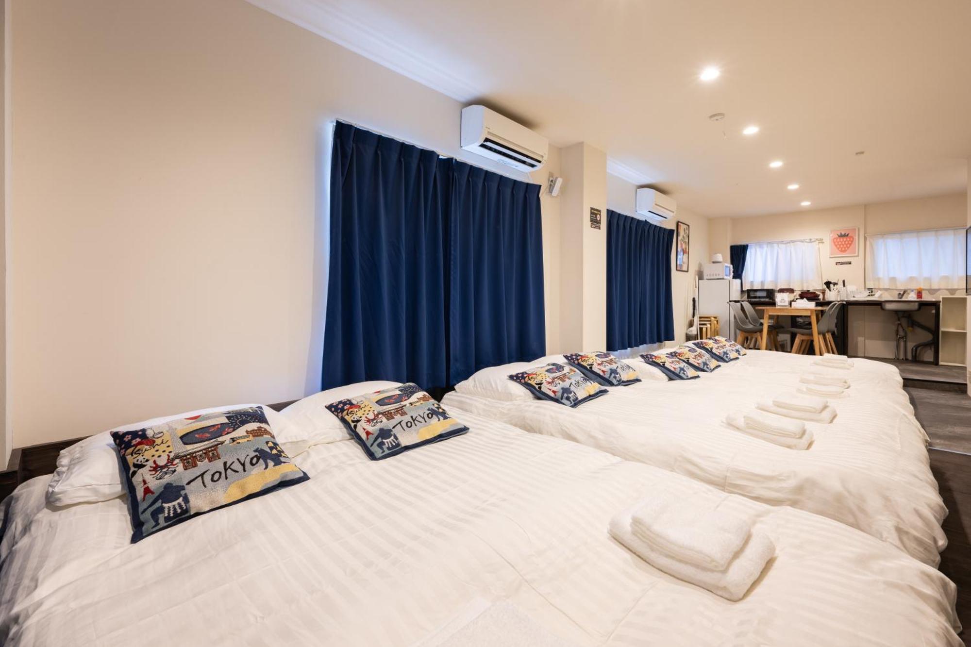 Thunder Hotel -雷門サンダーホテル- 浅草駅から徒歩5分 ベビー用品付き ファミリーも歓迎 大人8名もok!! Tokio Buitenkant foto